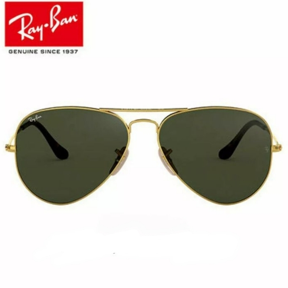 New Ray Ban Aviator Black Lenses RB3025 - Picture 3 of 15